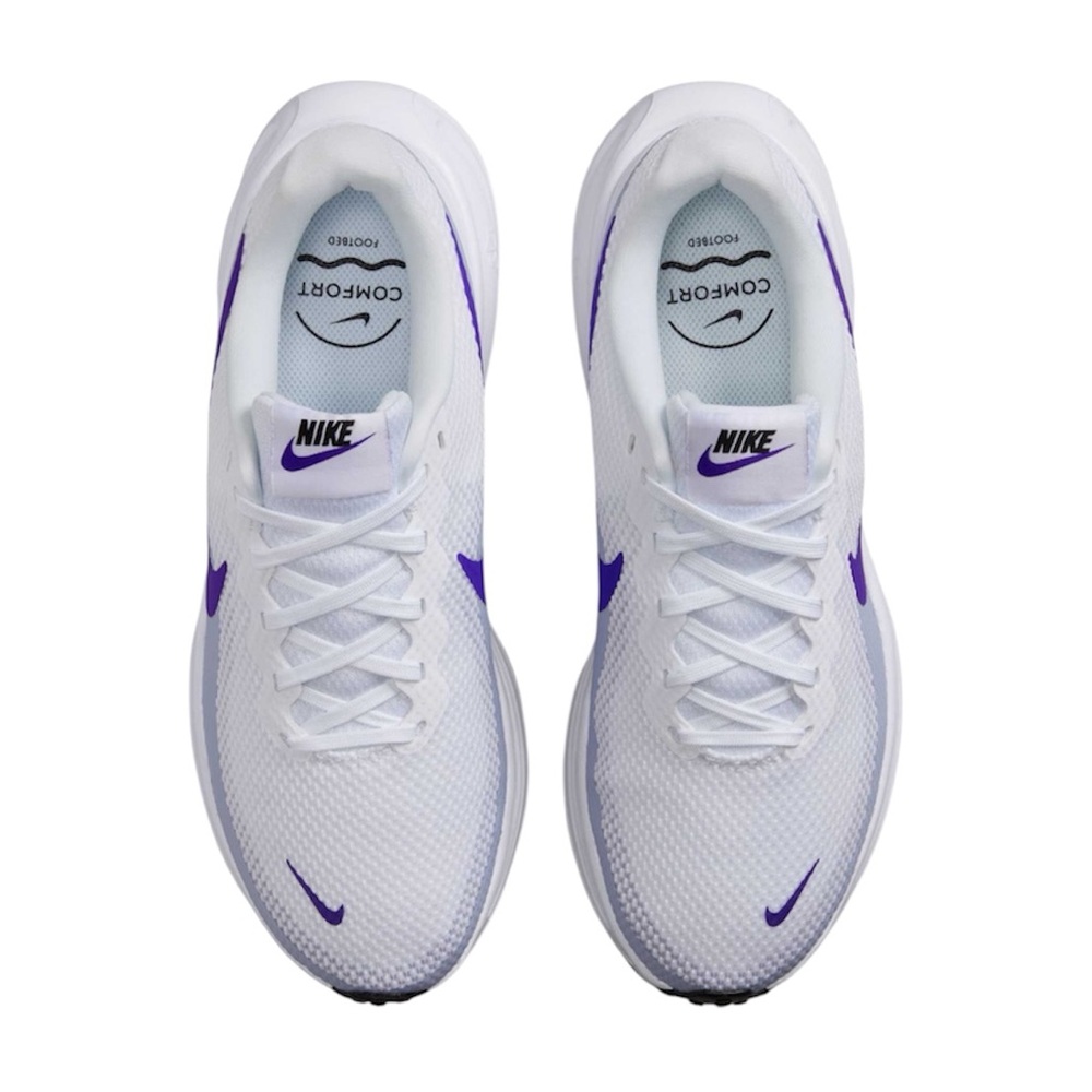 Nike Revolution White and Purple